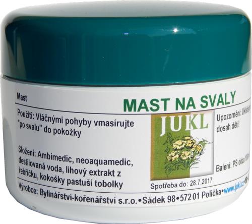 Jukl Masť na svaly 100 ml