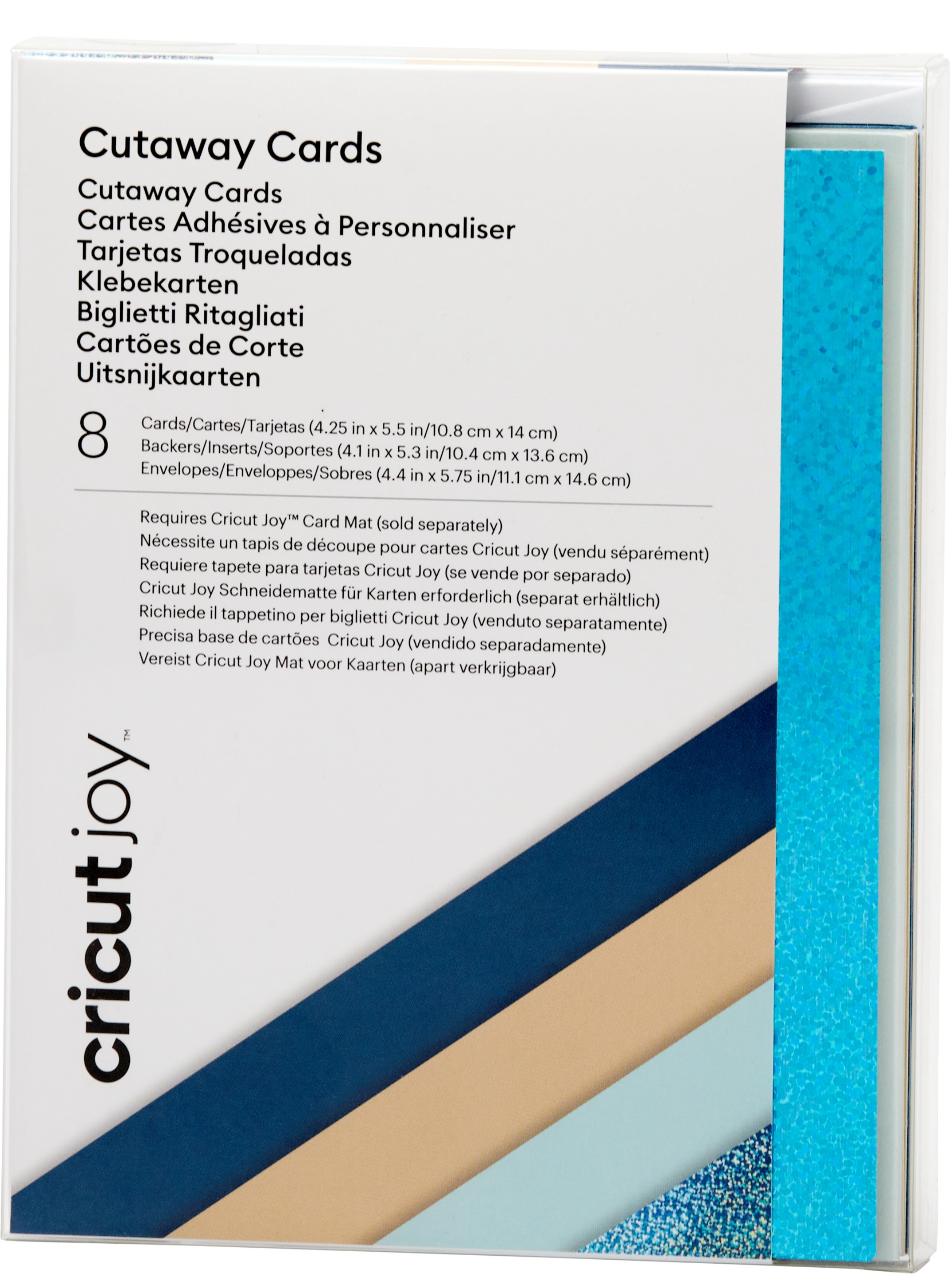 Cricut Cut-Away Cards Marina R20 (10,8 × 14 cm) 8-pack