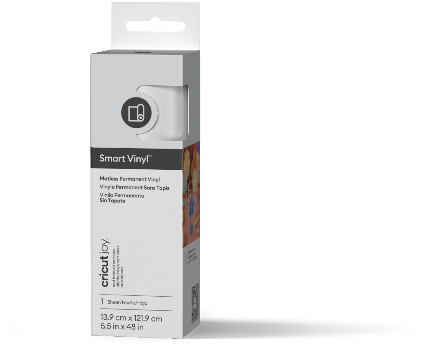 Cricut Smart Vinyl Permanent Joy 14 × 122 cm 1 sheet (Mat White)