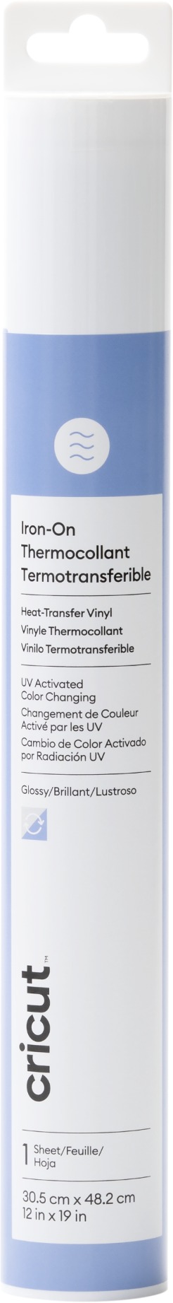 Cricut Iron-On UV farba 30 × 48 cm (Pastel Blue)