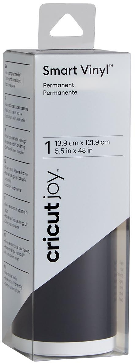 Cricut Smart Vinyl Permanent Joy 14 × 122 cm 1 sheet (Black)