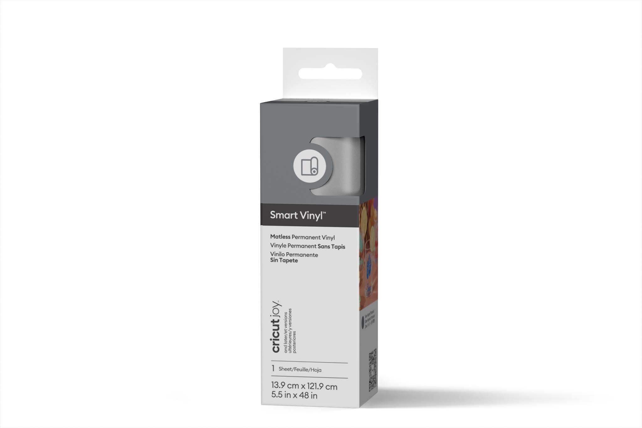Cricut Smart Vinyl Permanent Joy 14 × 122 cm 1 sheet (Silver)