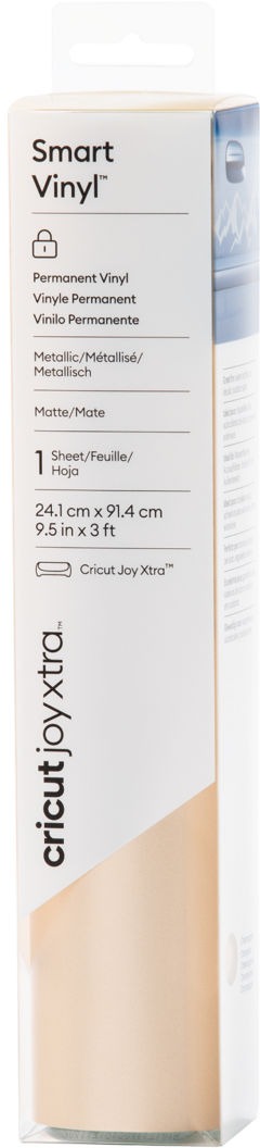 Cricut Smart Vinyl Permanent Joy Xtra 24,1 × 91 cm (Mat Champagne)
