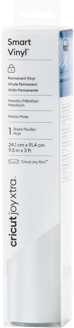 Cricut Smart Vinyl Permanent 33 × 91 cm 1 sheet (Mat Silver)