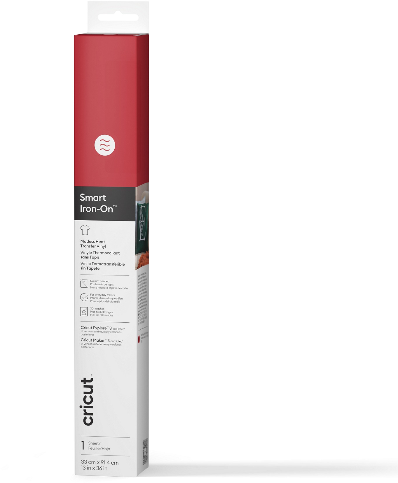 Cricut Smart Iron-On 33 × 91 cm (Red)