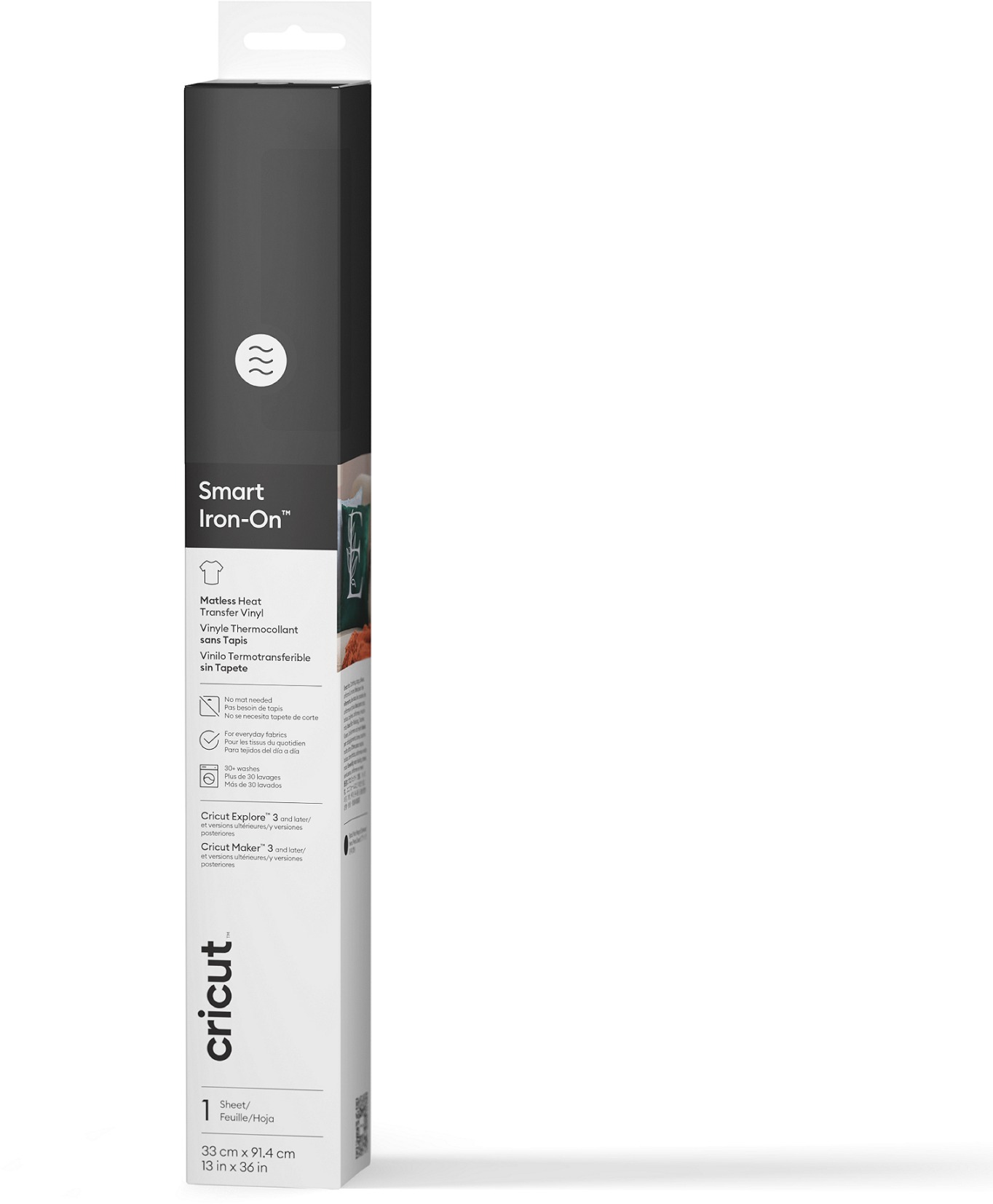 Cricut Smart Iron-On 33 x 91cm (Black)