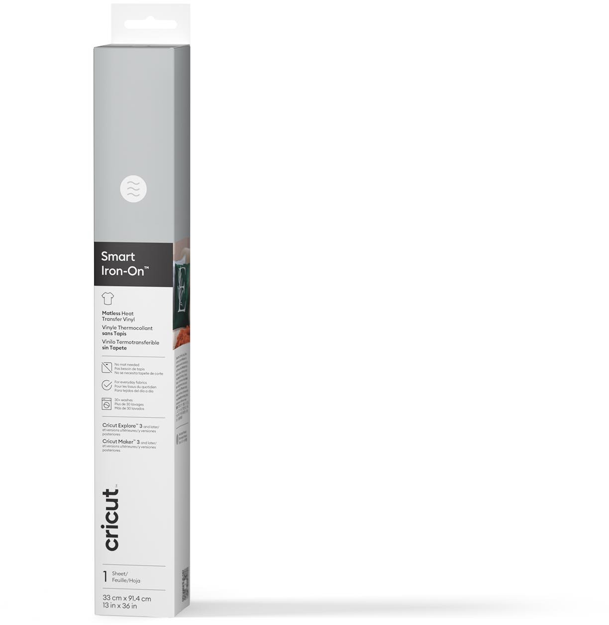 Cricut Smart Iron-On 33 × 91 cm (Silver)