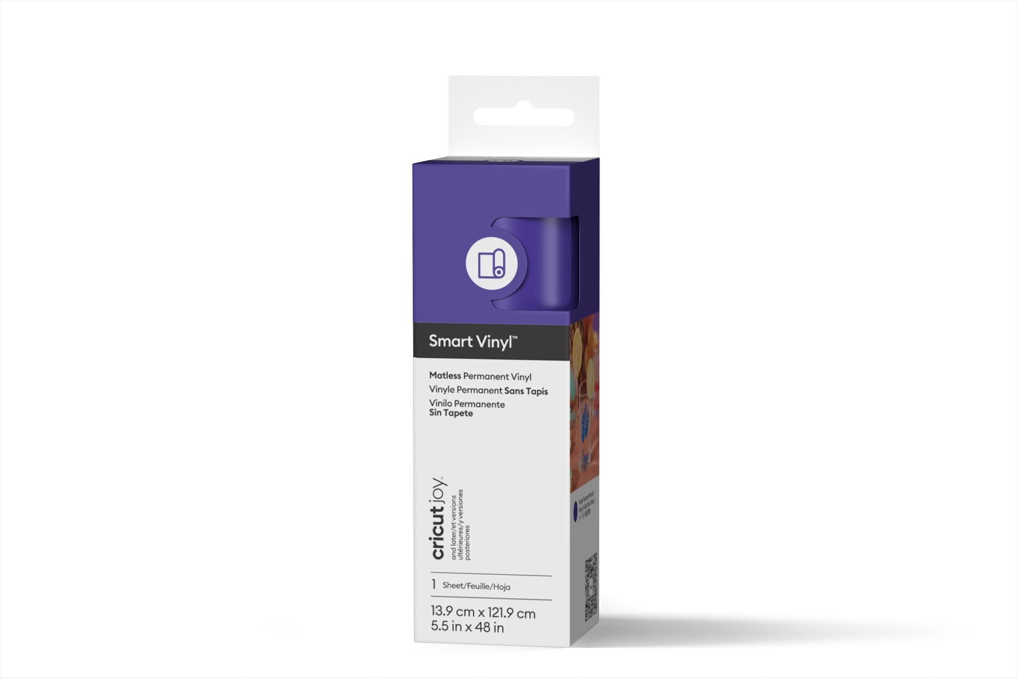 Cricut Smart Vinyl Permanent Joy 14 × 122 cm 1 sheet (Mat Purple)