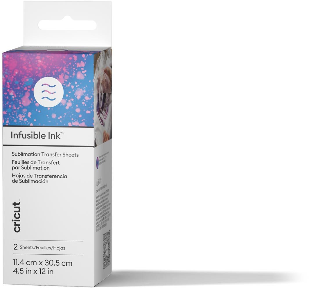 Cricut Infusible Ink Transfer Sheets 2-pack (Watercolor Splash) – ideal size for MugPress