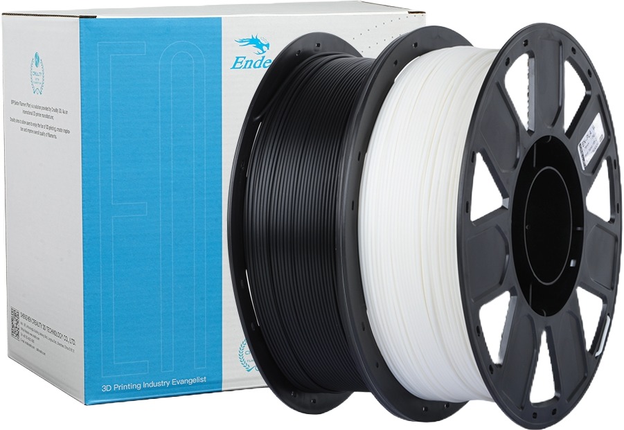 Creality 1,75 mm PLA black neutral tray 2× 1 kg čierna a biela