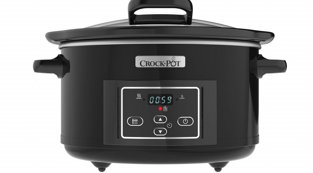 CrockPot Pomalý hrniec 4,7 l čierny