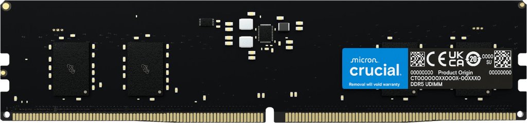 Crucial 16 GB DDR5 5600 MHz CL46