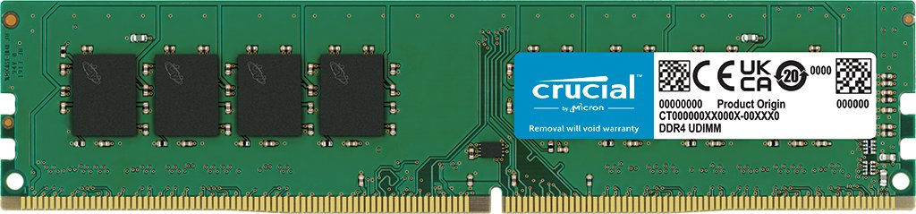 Crucial 32 GB DDR4 3200 MHz CL22