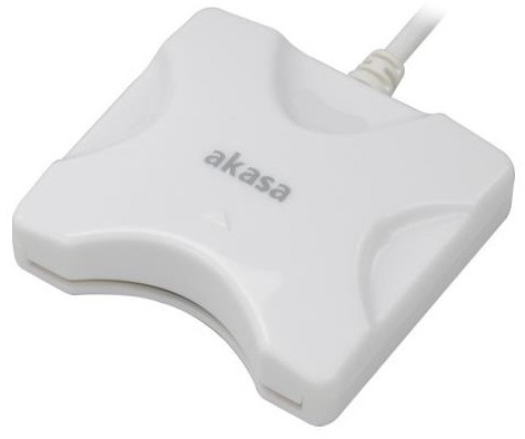 AKASA čítačka Smart kariet (eObčanka) – biela/AK-CR-03WHV2