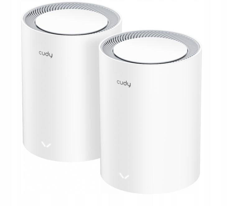 CUDY AX3000 Wi-Fi 6 Mesh 2,5Gb Solution, biely (2-pack)