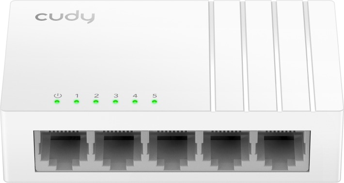 CUDY 5-Port Gigabit Splitter with USB C
