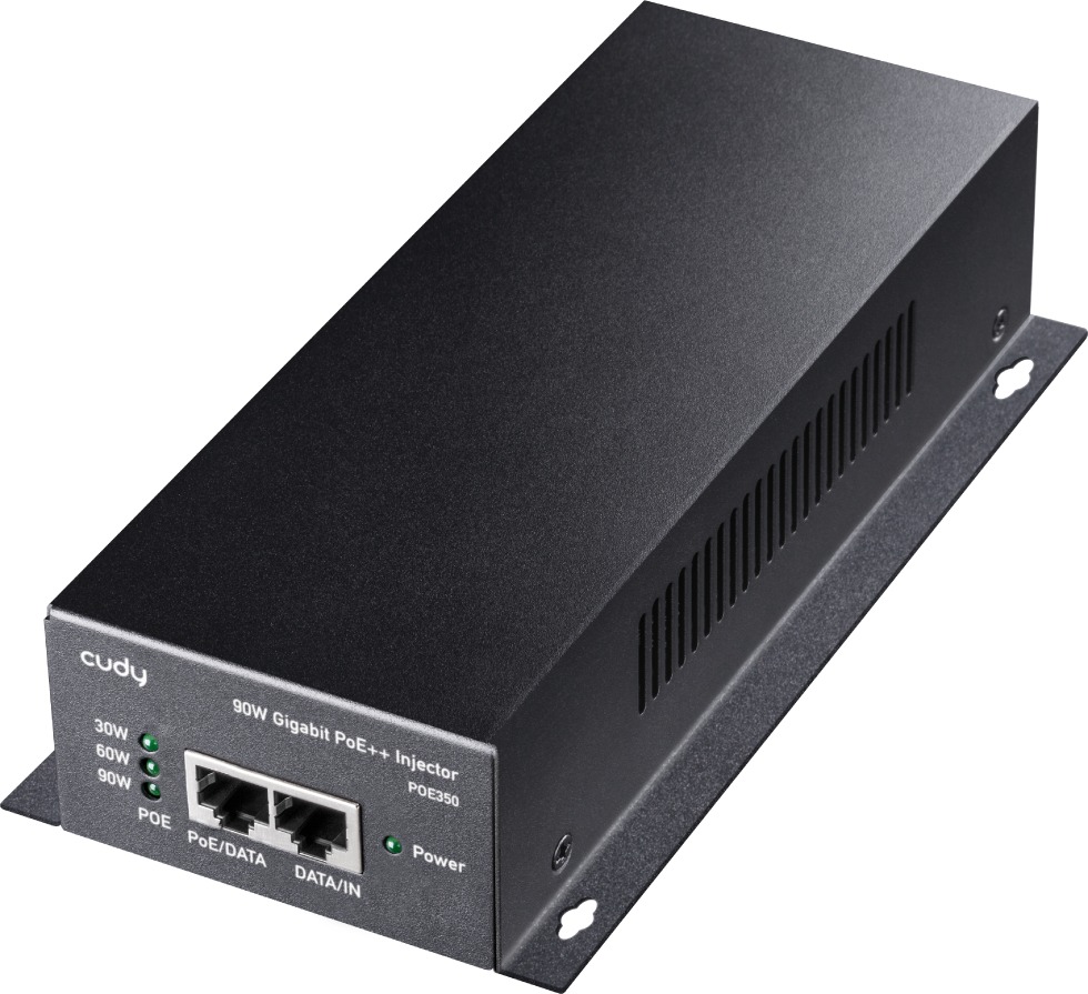 CUDY 90 W Gigabit PoE+/PoE Injector