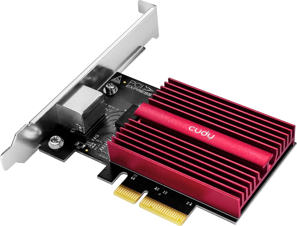 CUDY 10 Gbps PCI-E Ethernet Adapter