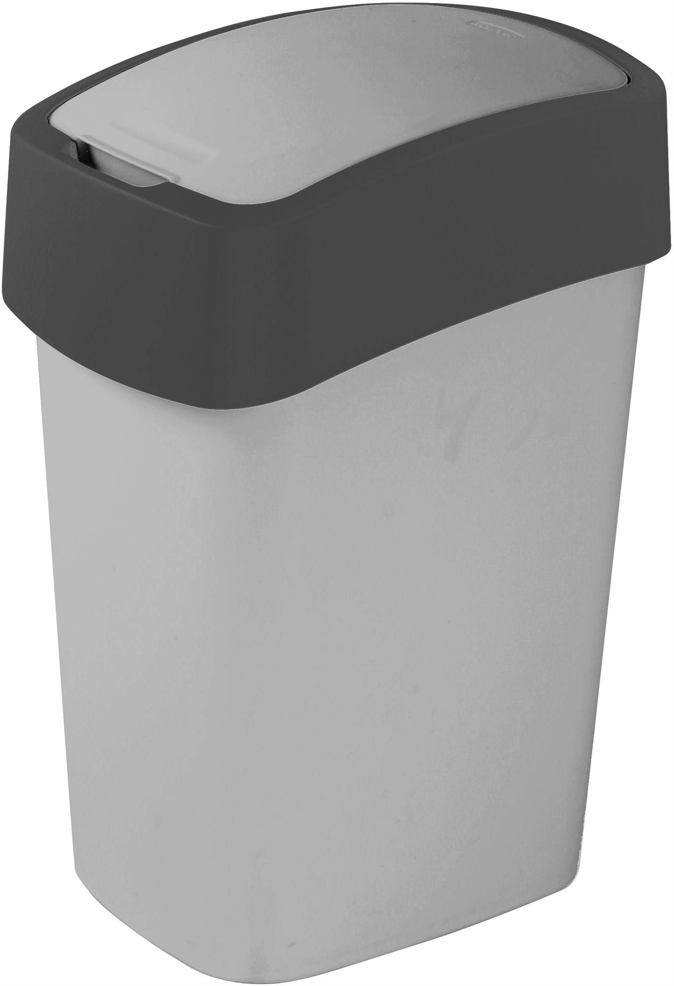 Curver Flipbin 50 l tm. sivý/strieborný