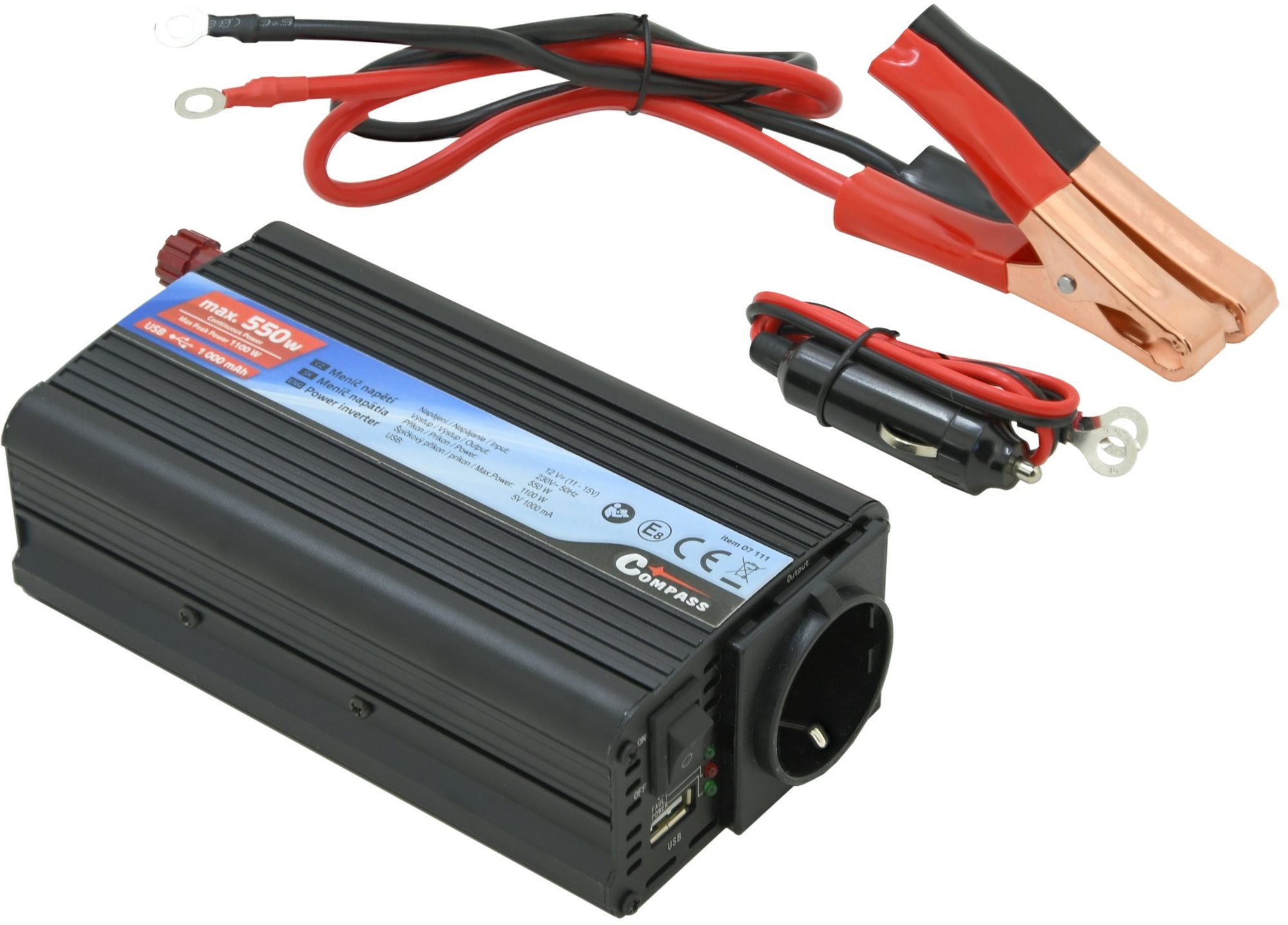 Compass Trafo 12/230 V 550 W + USB