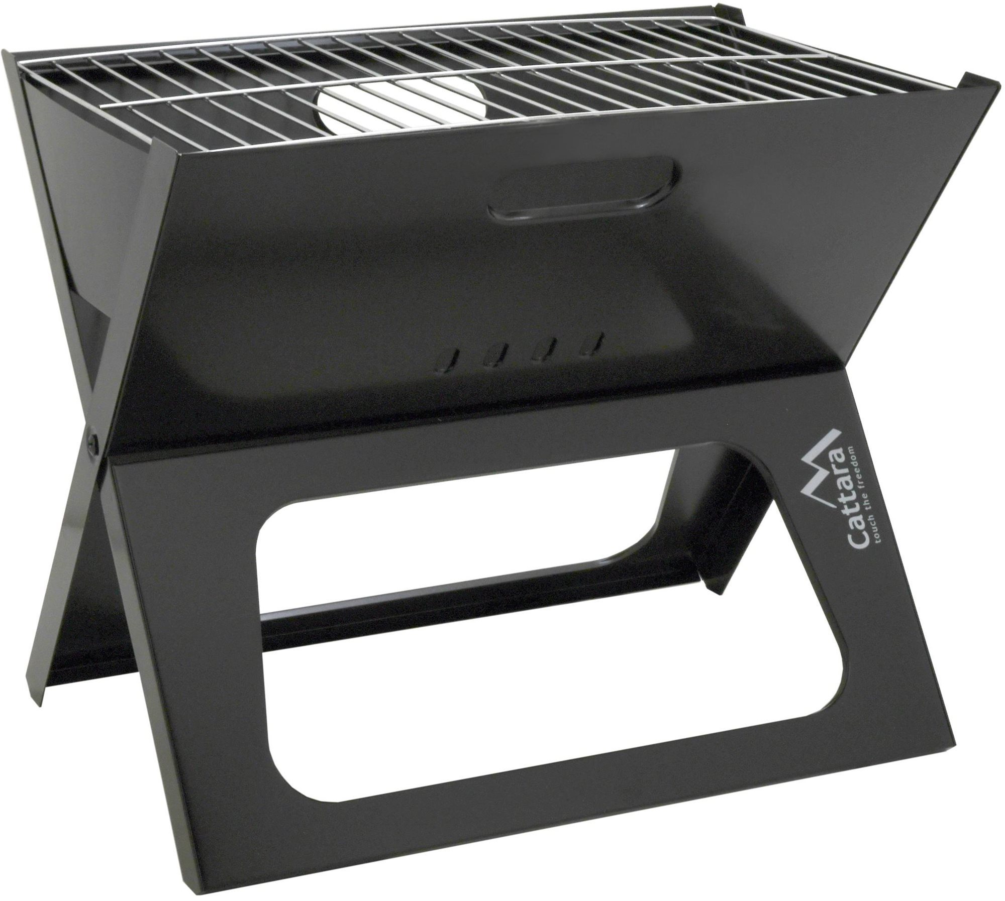 Cattara Gril na drevené uhlie skladací PIRAN 28 × 43 cm