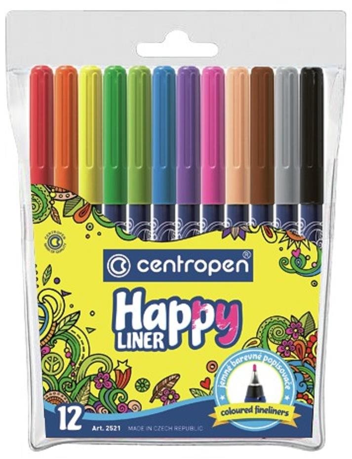 Centropen popisovač Happy liner 2521/12