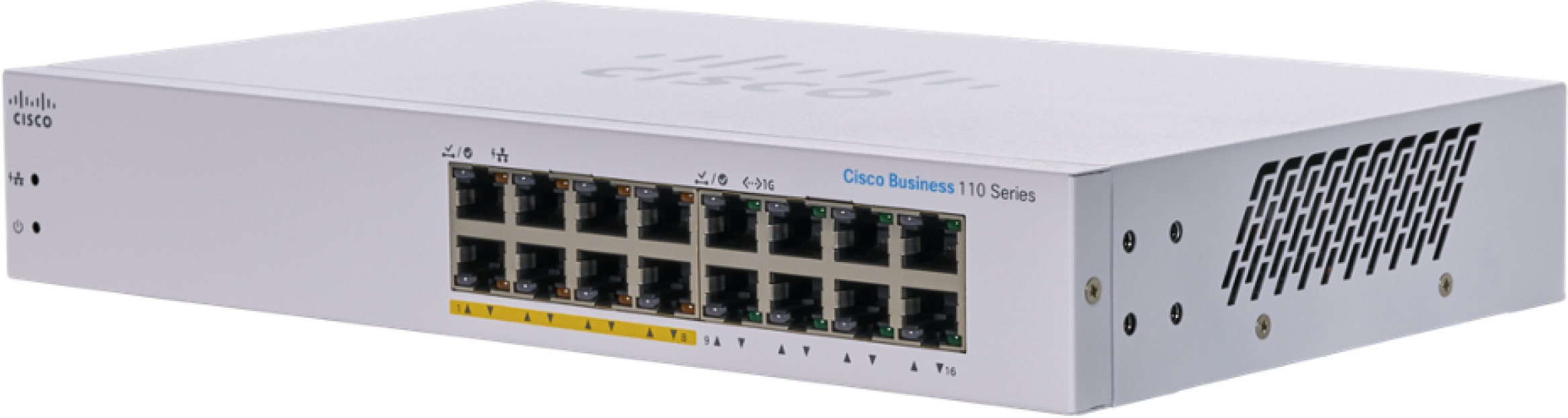 CISCO CBS110 Unmanaged 16-port GE, Partial PoE