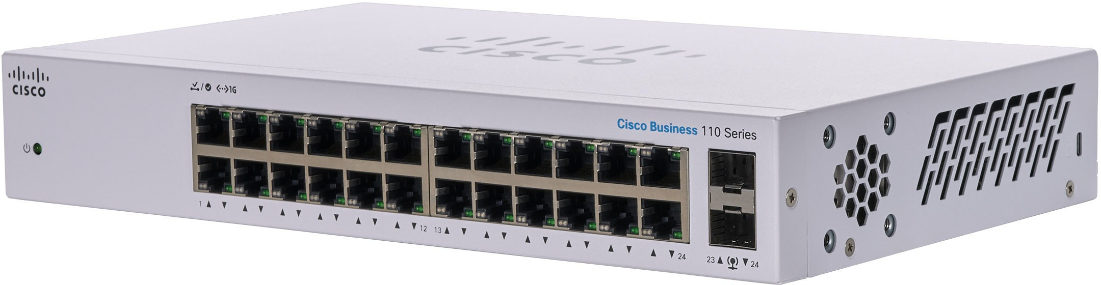 CISCO CBS110 Unmanaged 24-port GE, 2× 1 G SFP Shared