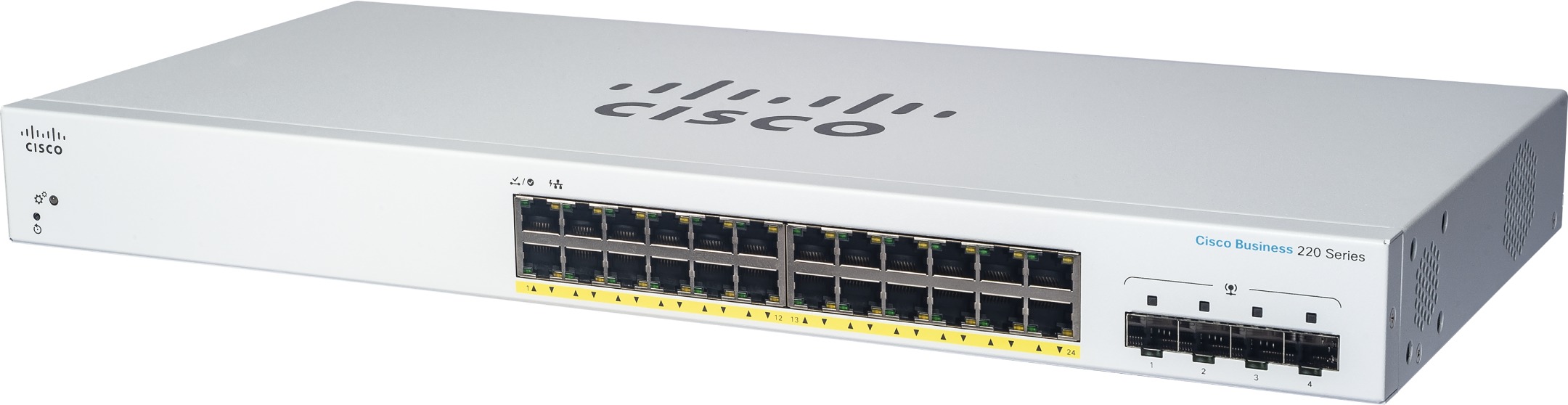 CISCO CBS220 Smart 24-port GE, 4× 1 G SFP