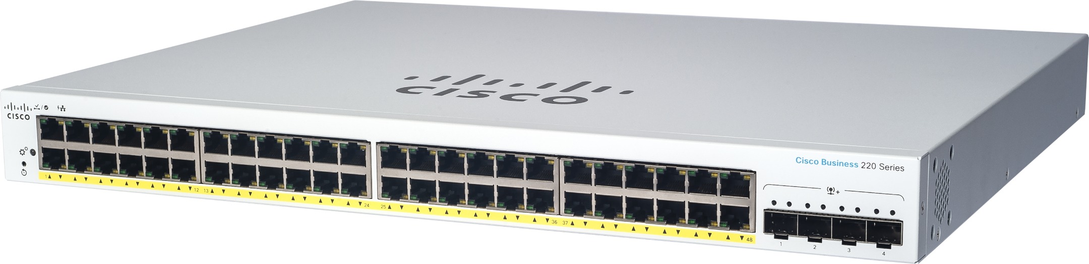 CISCO CBS220 Smart 48-port GE, 4× 10 G SFP+