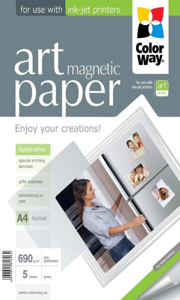 ColorWay ART glossy magnetic A4 5 ks