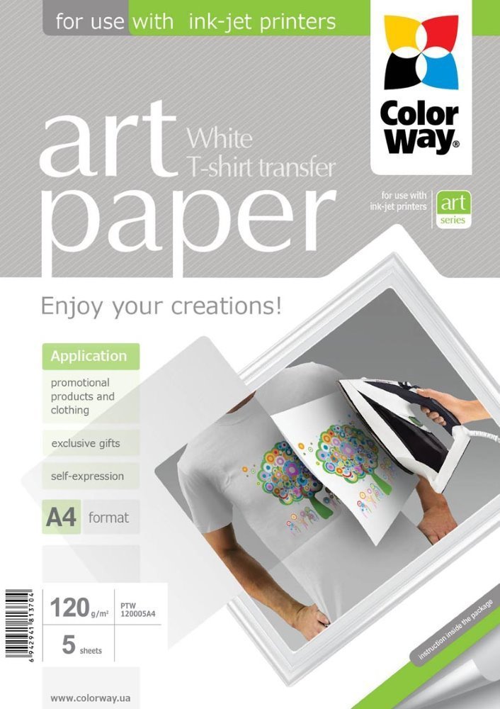 ColorWay Art Paper nažehľovací 5 ks