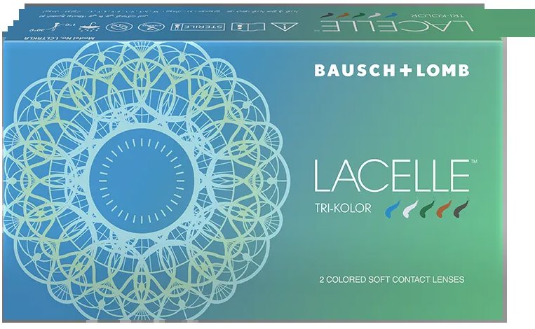 Lacelle Tri-kolor Green, dioptria: -2,50, zakrivenie: 8.80