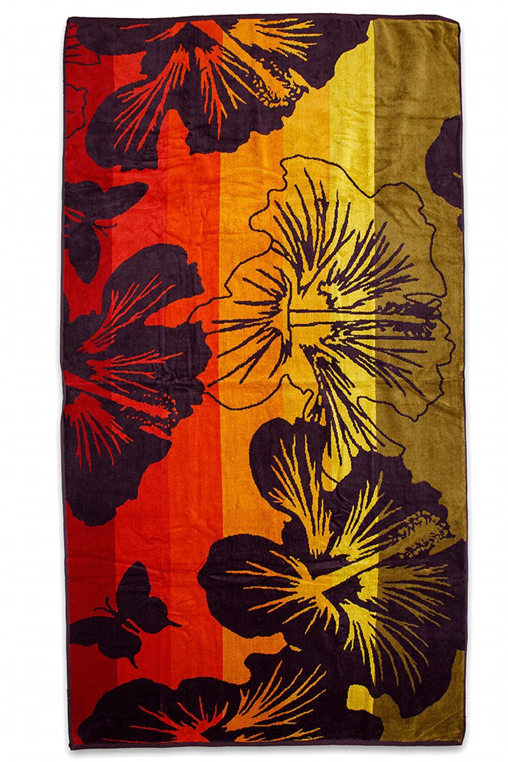 Svitap sleepwell Plážová osuška Veľké kvety 90 × 170 cm