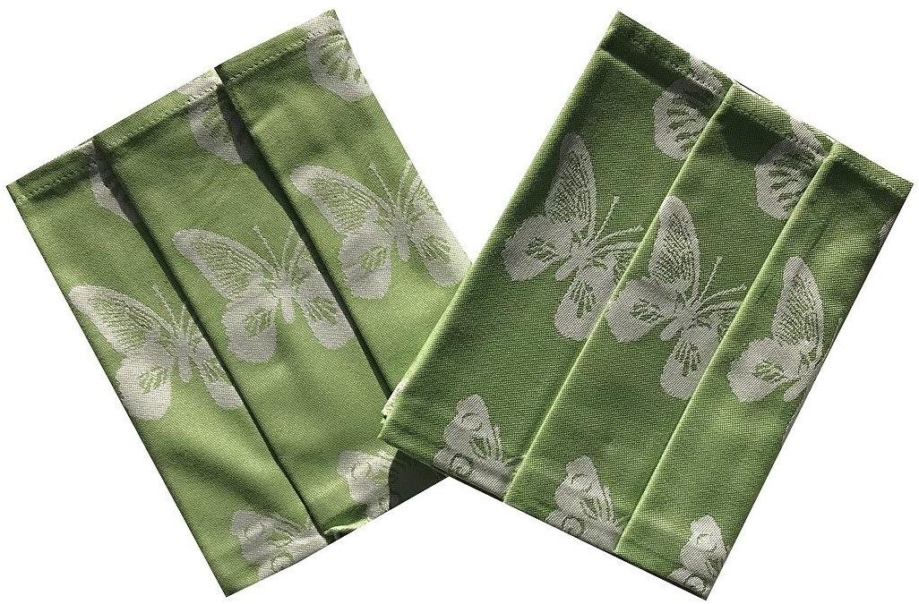 Svitap sleepwell Utierka extra savá 50 × 70 cm Motýliky zelená 3 ks