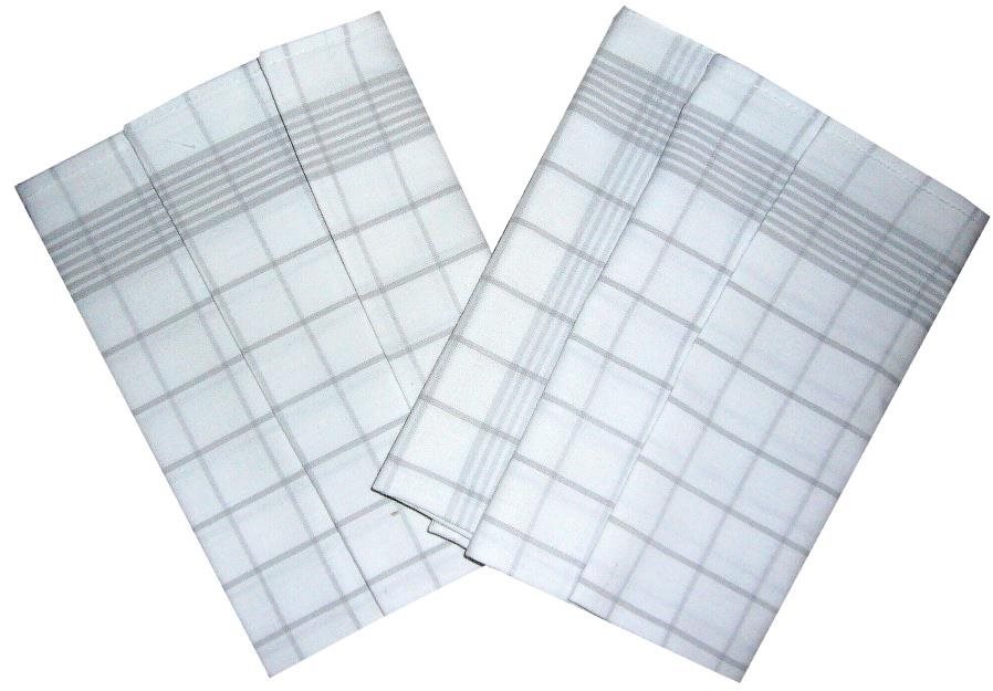 Svitap sleepwell Utierka Negatív Egyptská bavlna 50 × 70 cm biela/sivá 3 ks