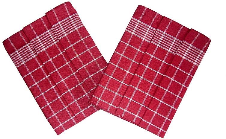 Svitap sleepwell Utierky Pozitív Egyptská bavlna 50 × 70 cm vínové/biele 3 ks