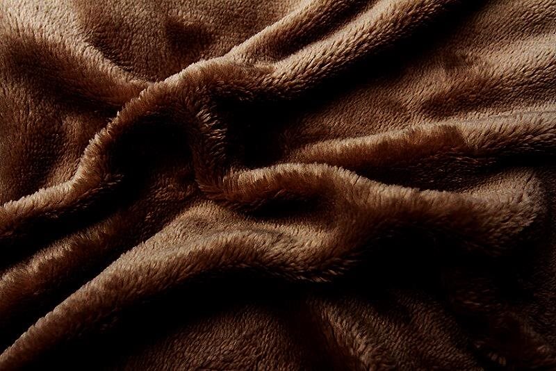 Svitap sleepwell Prestieradlo mikroflanel tmavo hnedé 180 × 200 × 20 cm