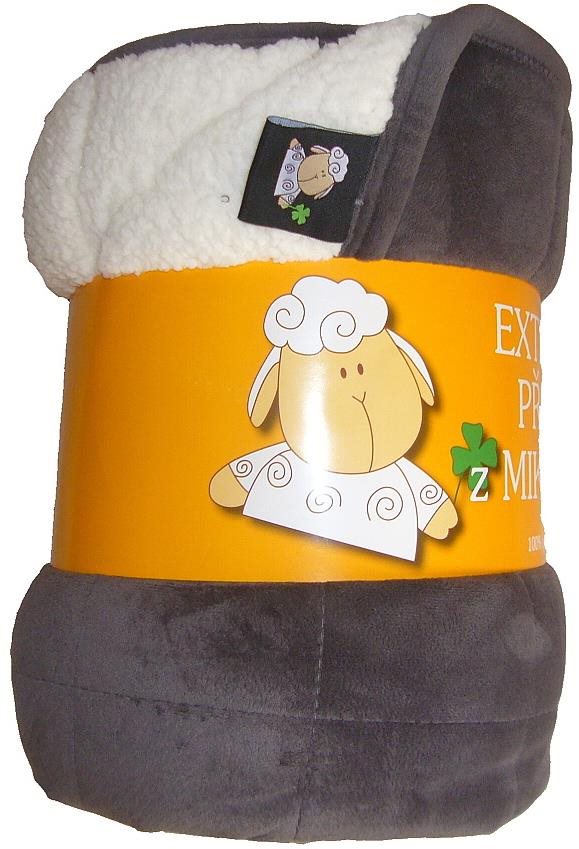 Svitap sleepwell Deka mikrovlákno Ovca prešívaná antracit 150 × 200 cm