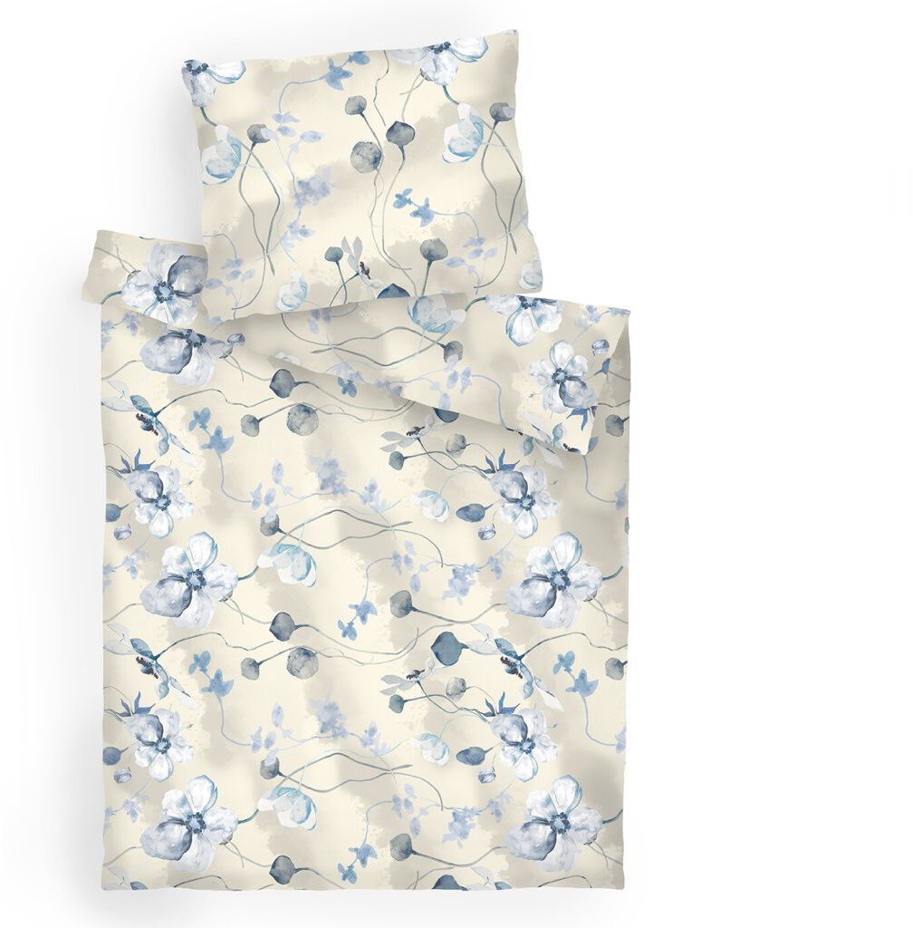 Dadka Obliečky flanel 140 × 200 cm, 70 × 90 cm, Bloom elegance banán