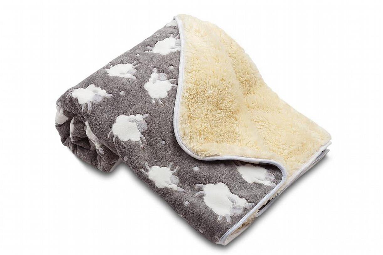 Svitap Sleepwell Detská deka Ovečka s ovečkami tmavosivá