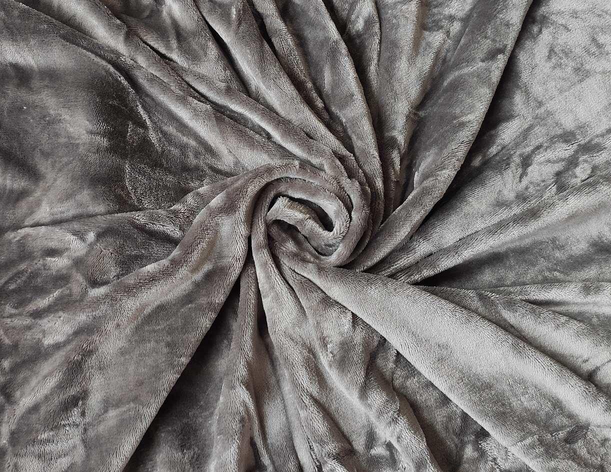 Jahu Plachta na posteľ micro tmavosivá 90 × 200 × 25 cm