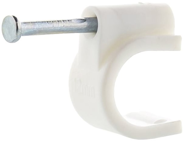 DATACOM Káblová úchytka (6 mm) biela 100 ks