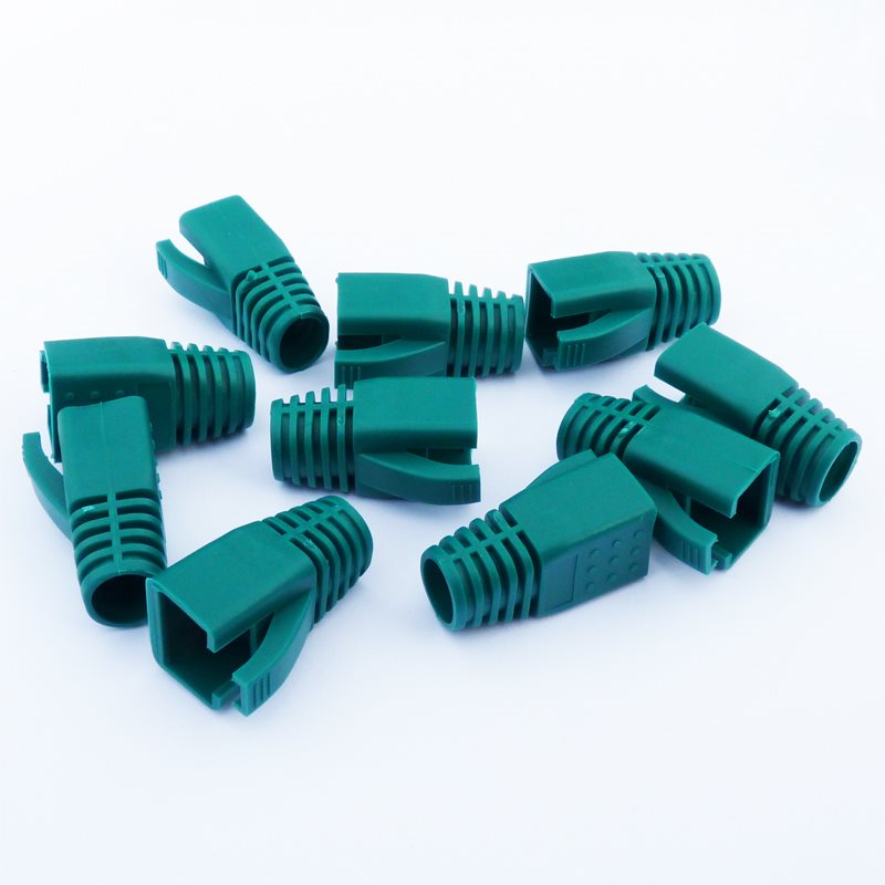 Datacom Návlek pre plug RJ45 (CAT6A, CAT7) zelený (10 ks)