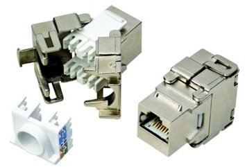 Datacom RJ45 STP CAT5E samorezný SILVER