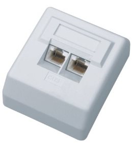 Datacom Dátová zásuvka UTP CAT6 na omietku 2455