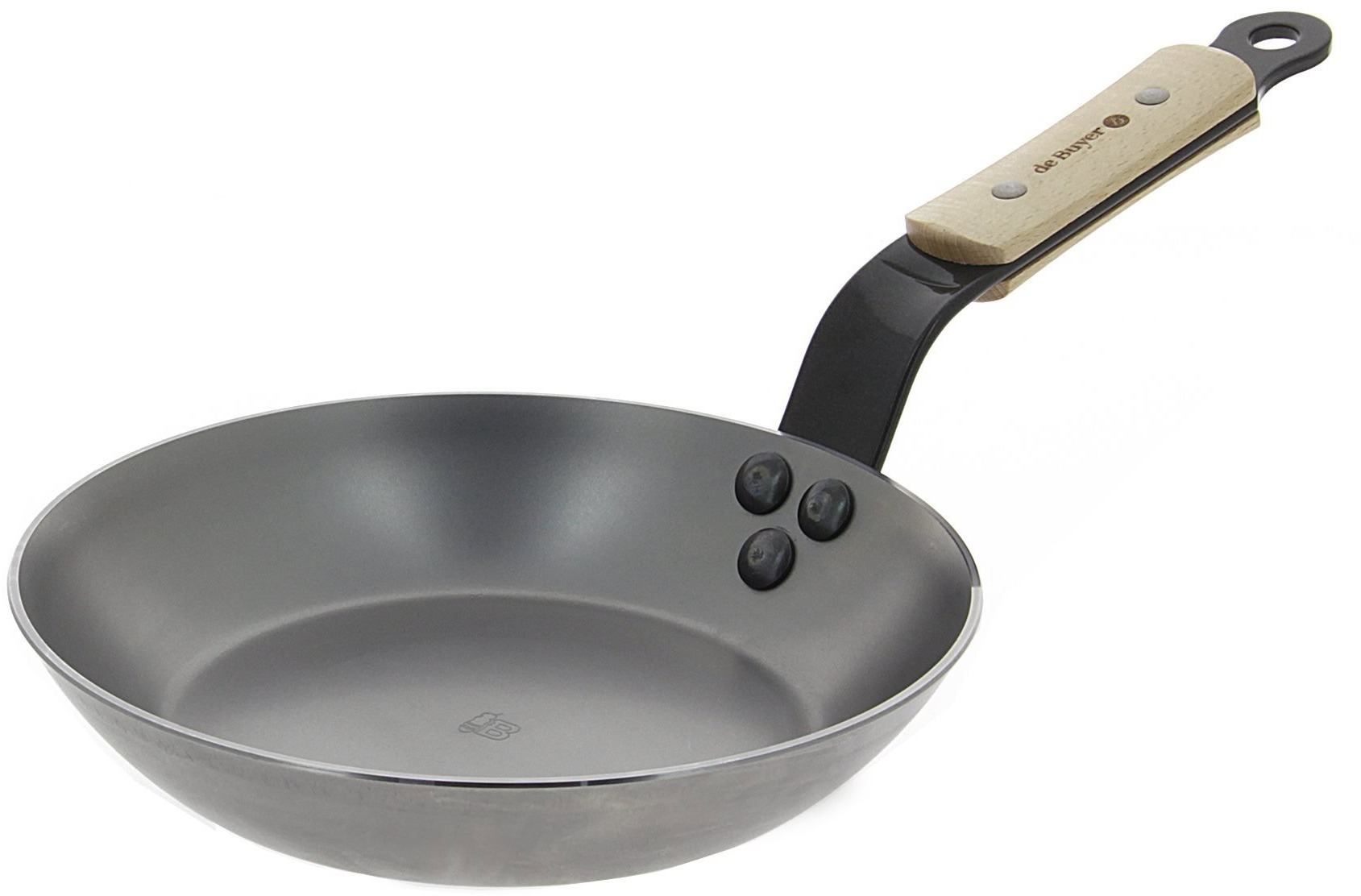 de Buyer Oceľová panvica 20 cm Mineral B Element s drev. rukoväťou 5710.20