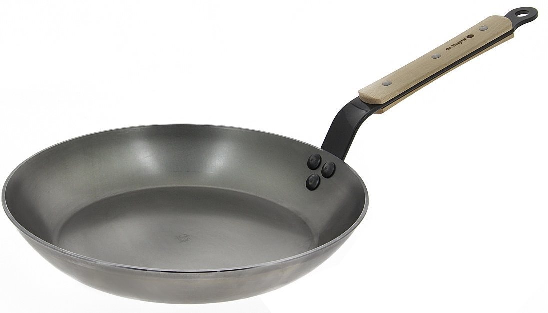 de Buyer Oceľová panvica 28 cm Mineral B Element s drev. rukoväťou 5710.28