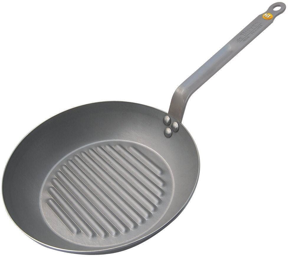 de Buyer Oceľová grilovacia panvica Mineral B Element 26 cm DB561326