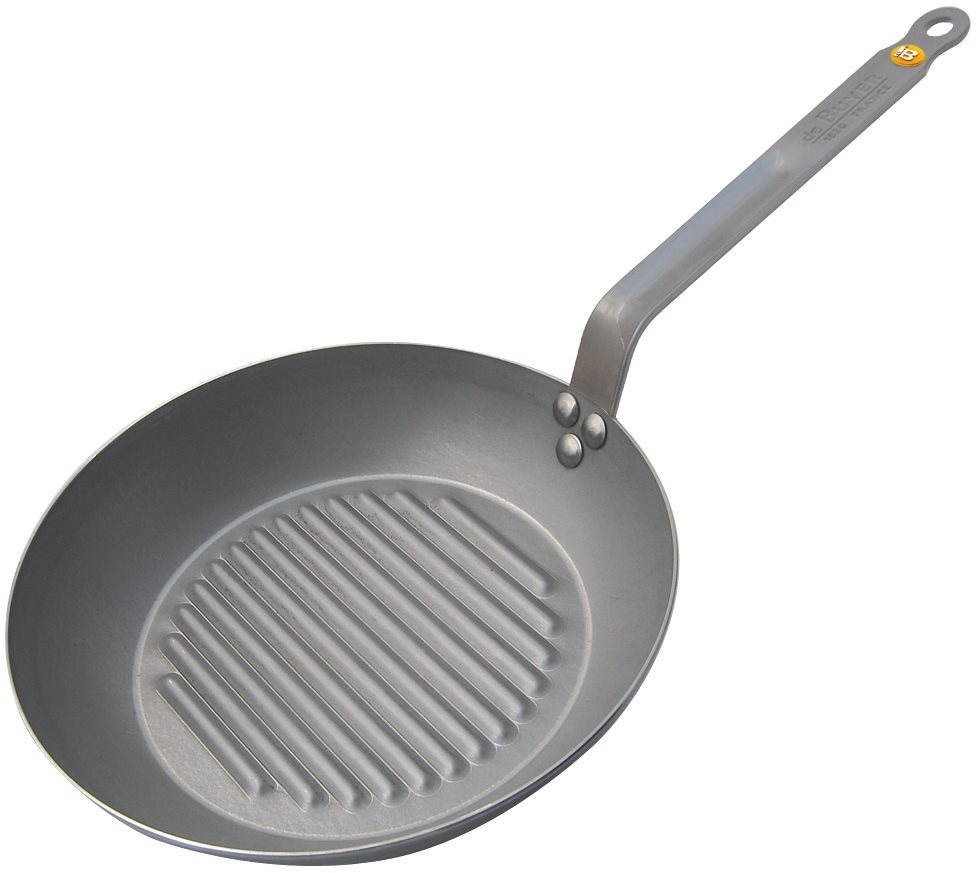de Buyer Oceľová grilovacia panvica Mineral B Element 32 cm DB561332